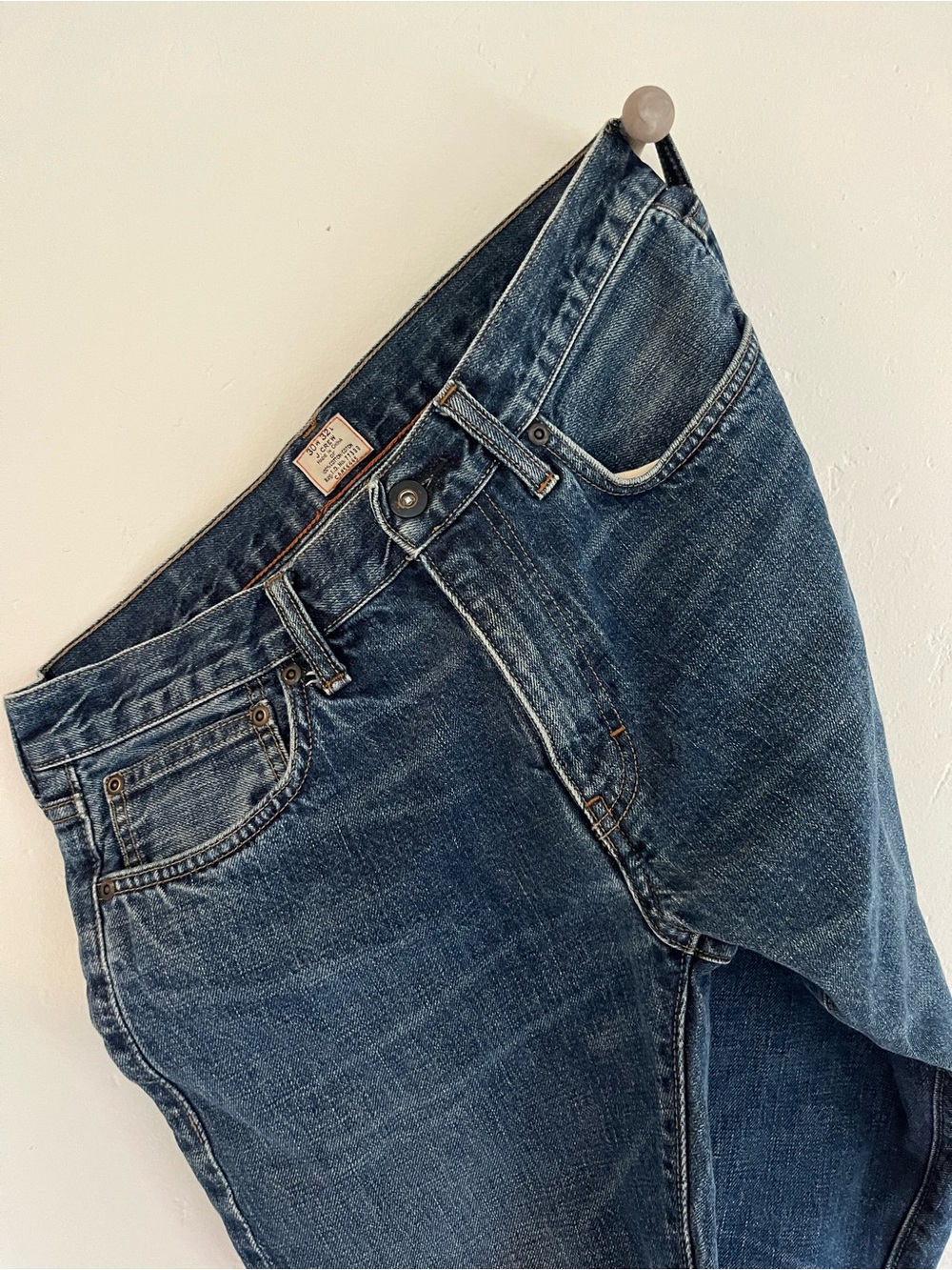 J. Crew Men's Dark Blue 484 slim Denim Jeans